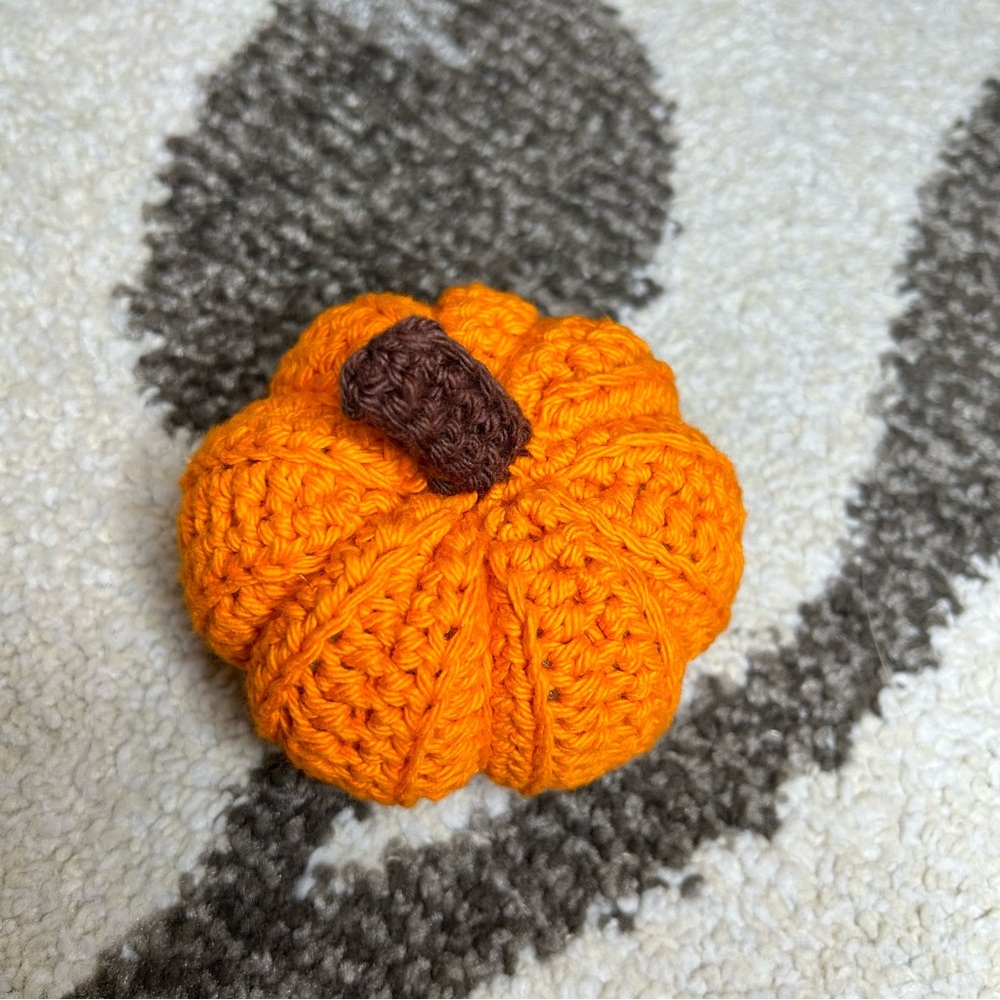 Hand Crocheted Pumpkin